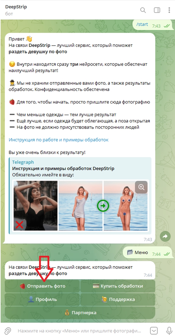 Deepstrip Bot